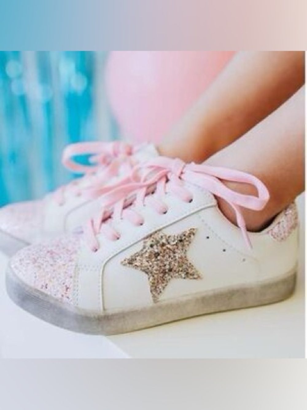 Sparkly Star Sweet Honey Girls
Sneakers - Pink & White Sz 5Y